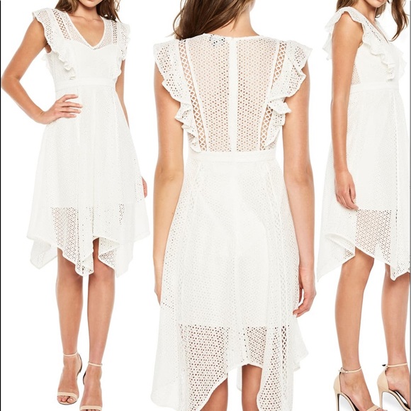 Bardot Lace Elias Dress in Ivory - Picture 2 of 13
